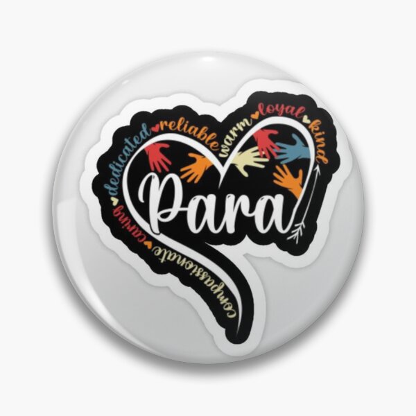 Item preview, para heart teacher paraprofessional paraeducator back school designed and sold by Deadliness45.