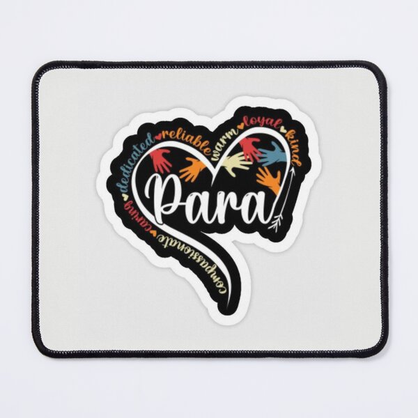 Item preview, para heart teacher paraprofessional paraeducator back school designed and sold by Deadliness45.