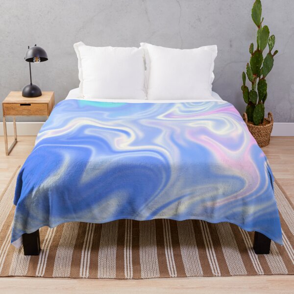 Item preview, Pastel Blue and Purple Waves Pattern Marble designed and sold by PugazhLogan.