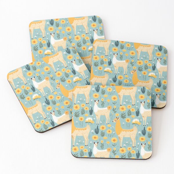 Item preview, llamas with sunflowers designed and sold by darkartsflowers.