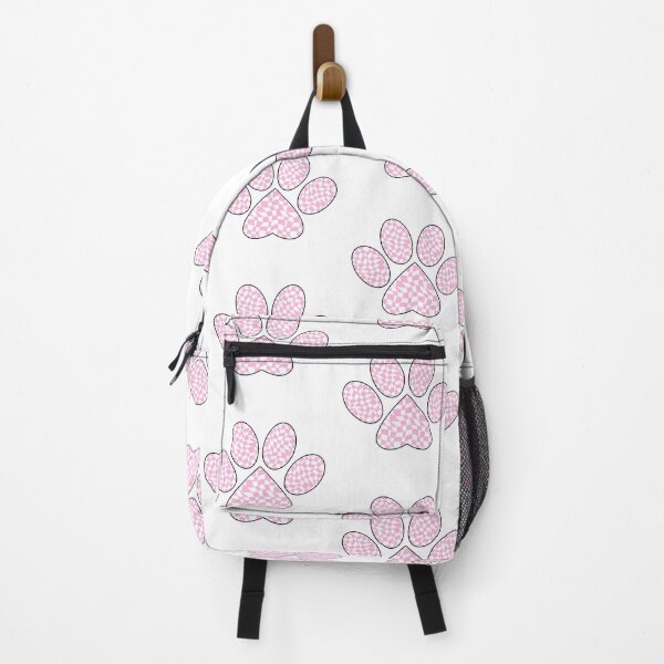 Item preview, Paw Print - Pink Checker designed and sold by Erinmarko.