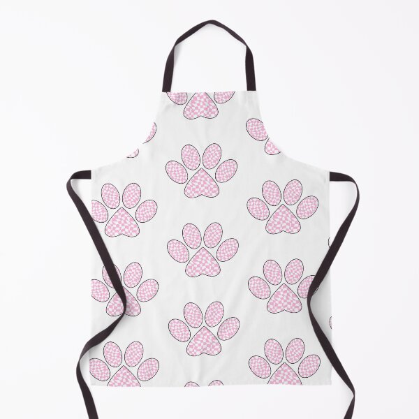 Item preview, Paw Print - Pink Checker designed and sold by Erinmarko.