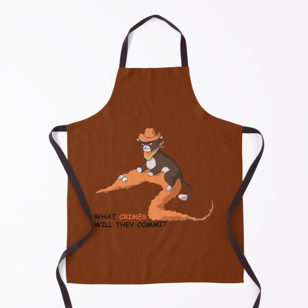 Item preview, cowboy cat and worm (orange) designed and sold by papercreatyre.