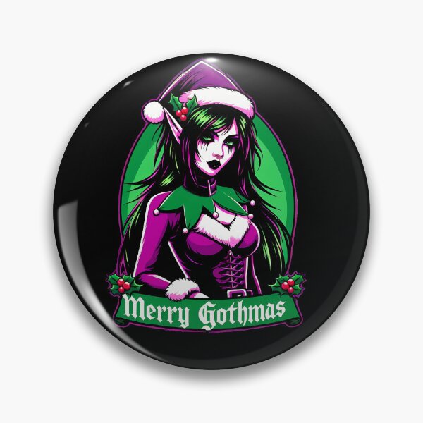 Item preview, Merry Gothmas - Gothic Elf Holiday designed and sold by spherik.