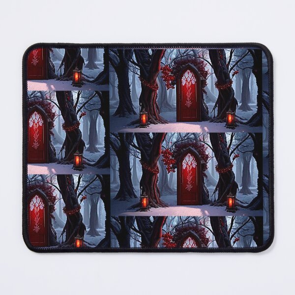 Item preview, Gothic Winter Wonderland Magic Red Door✨ #gothchristmas designed and sold by Earth Nature Creations.