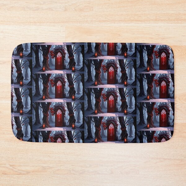 Item preview, Gothic Winter Wonderland Magic Red Door✨ #gothchristmas designed and sold by Earth Nature Creations.