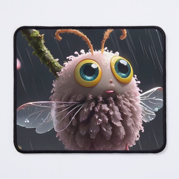 Item preview, Cute Woolly Moth In The Rain designed and sold by TheArtOfPat.