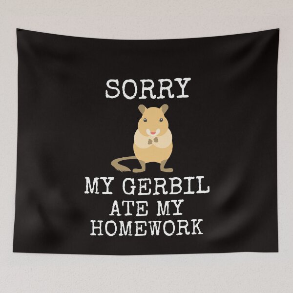 Item preview, Funny Lesson Plan My Gerbil Ate My Homework Lessons Pets designed and sold by MagicSD Designs.