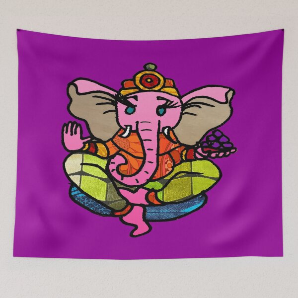 Item preview, Lord Ganesha Retro Style designed and sold by artbyomega.