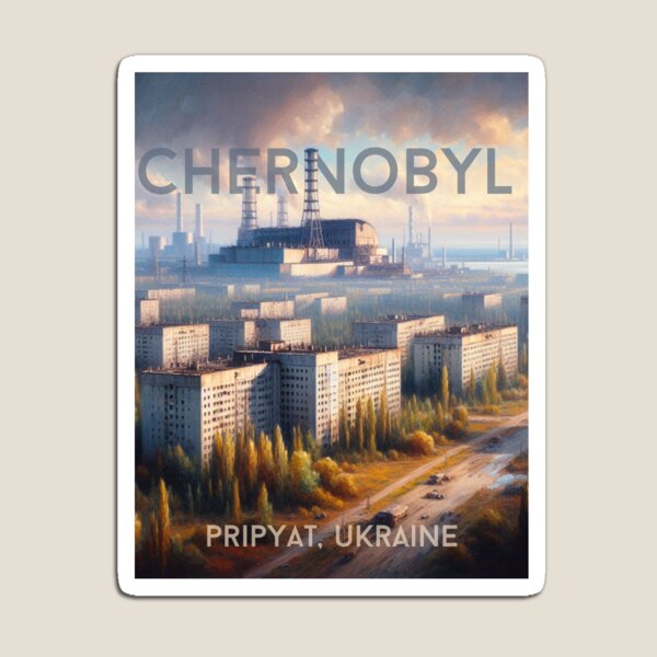 Artikel-Vorschau von Tschernobyl-Ölgemälde, designt und verkauft von GhostlyWorld.