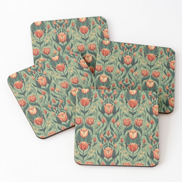 Item preview, tulip garden designed and sold by PaperKingCo.