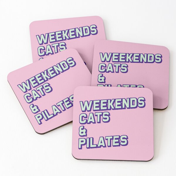 Item preview, Weekends Cats and Pilates Lover Cute Gift  designed and sold by LADistrictGarb.