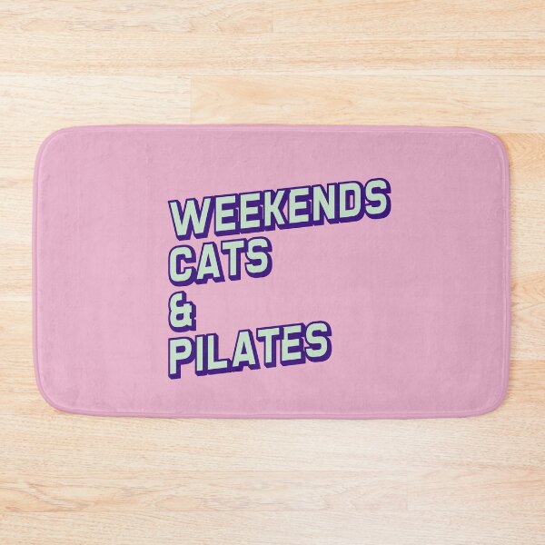 Item preview, Weekends Cats and Pilates Lover Cute Gift  designed and sold by LADistrictGarb.
