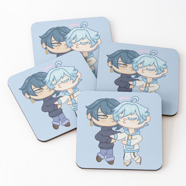Item preview, Genshin Impact Chonyun Xingqui Xingyun Kissie Buddies designed and sold by yoruwu-art.