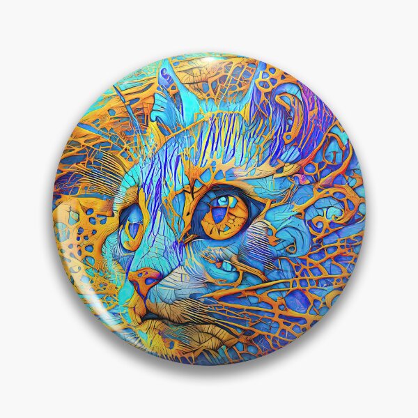 Artikelvorschau, Abstraktionen der abstrakten Abstraktion der Katze. DeepDream #7125873681915 entworfen und verkauft von blackhalt.