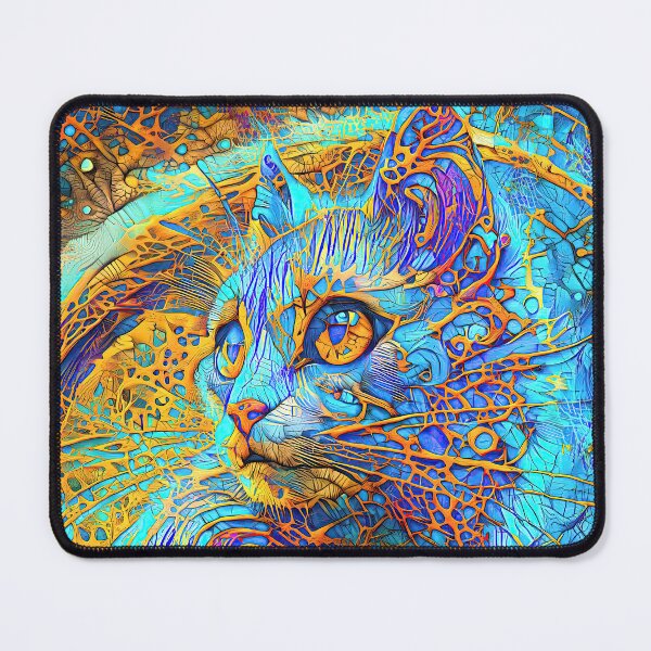 Item preview, Abstractions of abstract abstraction of cat. DeepDream #7125873681915 designed and sold by blackhalt.
