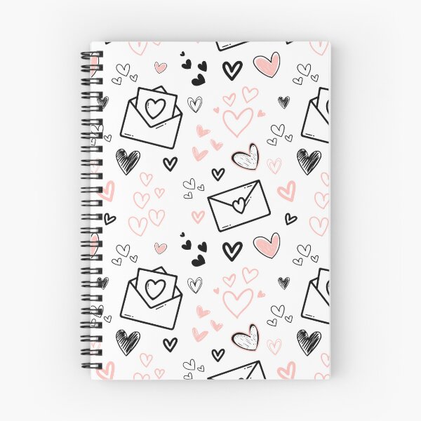 Item preview, Pink Love Note Valentine's Letter Pattern designed and sold by ArtMeetsPizza.