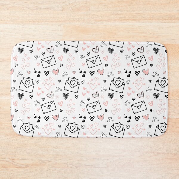 Item preview, Pink Love Note Valentine's Letter Pattern designed and sold by ArtMeetsPizza.