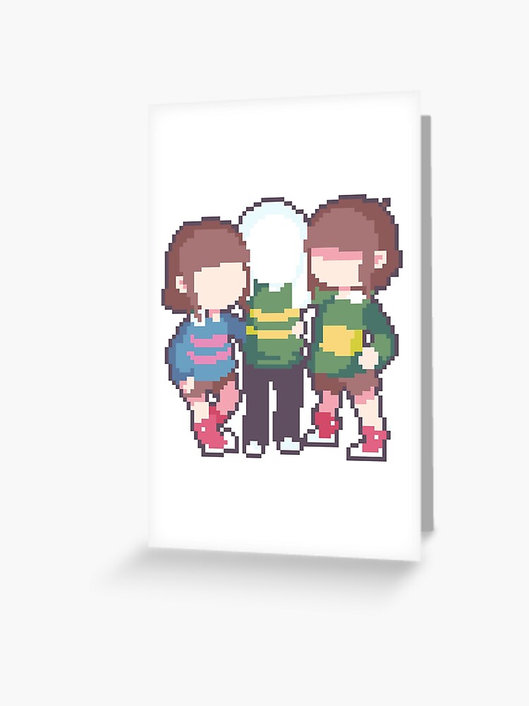 frisk/chara + asriel miniprints – star sowing