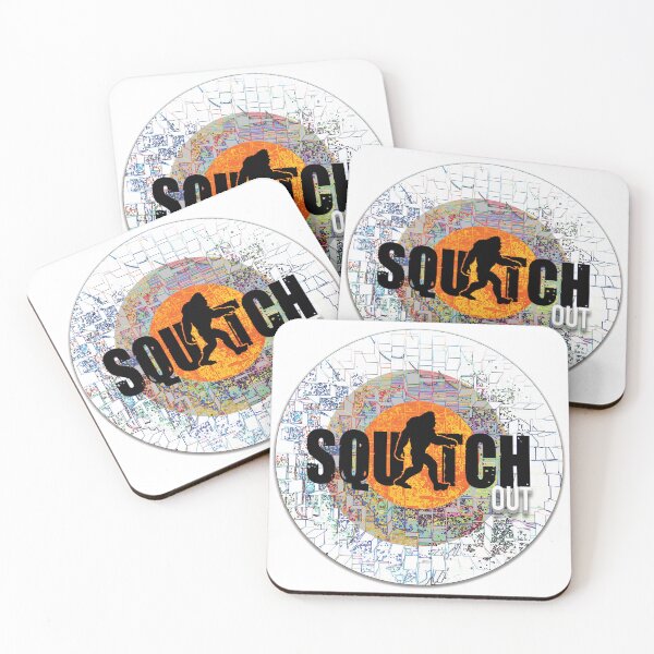 Item preview, Squatch Out Bigfoot Image designed and sold by MiANGELOFINEART.
