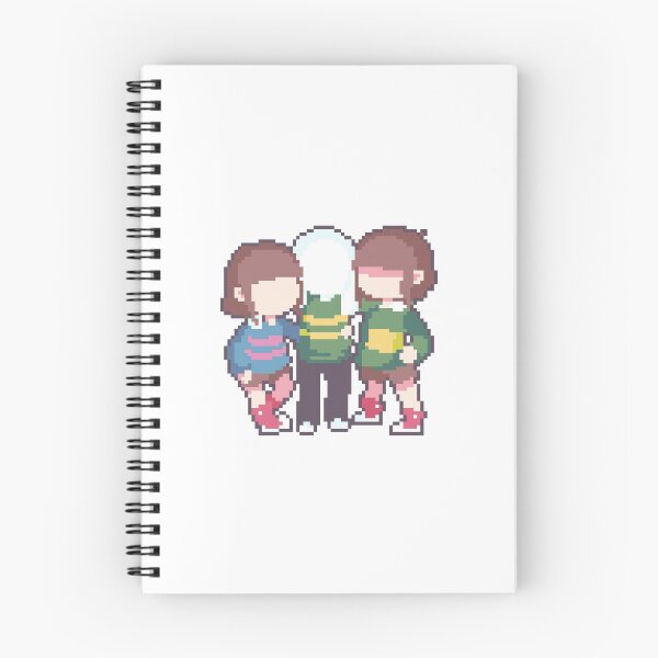 Item preview, Frisk, Chara, and Asriel | [Pixel Art] designed and sold by EnchantedKake.