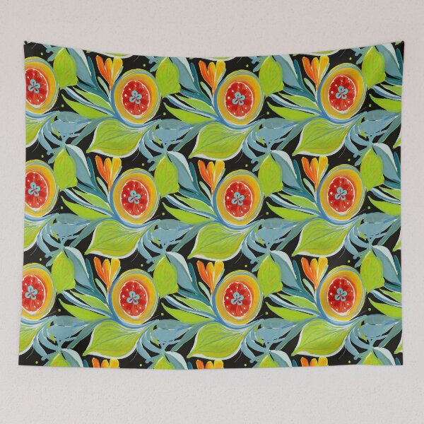 Item preview, Orange slice flower designed and sold by Alwayscreateart.