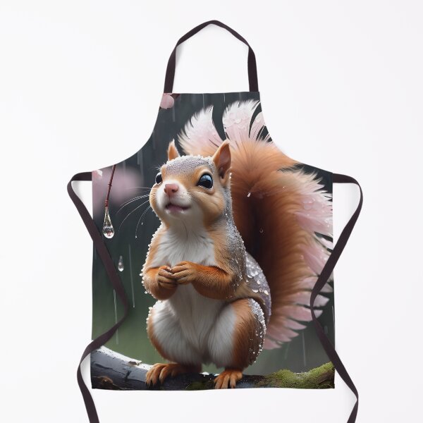 Item preview, Cute Squirrel In The Rain designed and sold by TheArtOfPat.