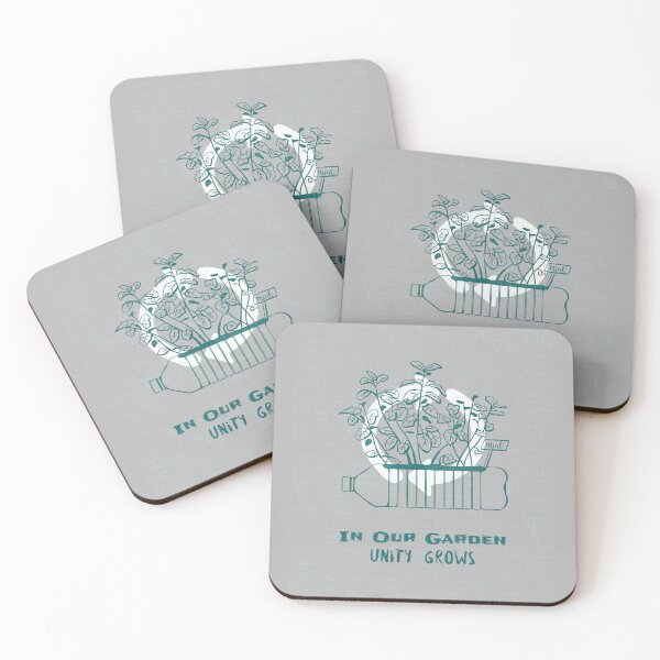 Item preview, In Our Gardens Unity Grows - Mint designed and sold by ClickArtProduct.
