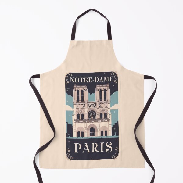 Item preview, A Vintage Travel Art of the Notre-Dame Cathedral in Paris - France designed and sold by GoodOldVintage.