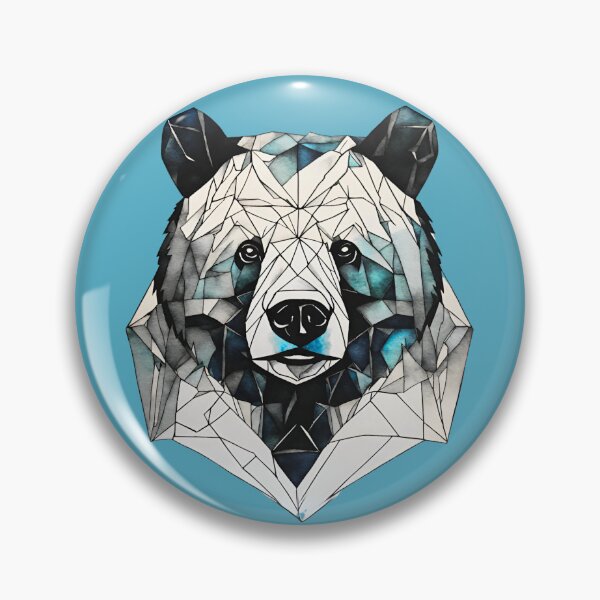 Item preview, Glacial Geometric Bear designed and sold by SweetsAndSavary.