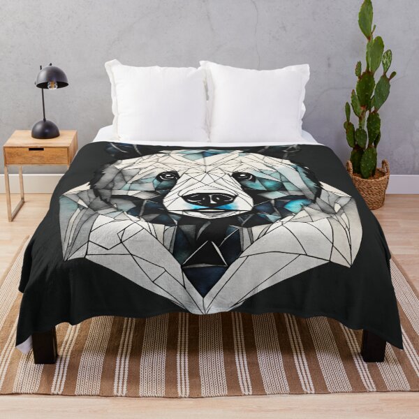 Item preview, Glacial Geometric Bear designed and sold by SweetsAndSavary.