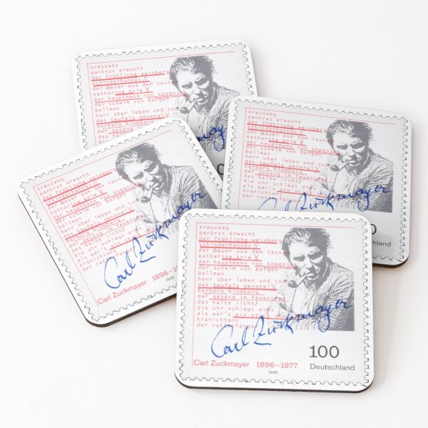 Item preview, Stamp 100th birthday of Carl Zuckmayer designed and sold by HeraldryCabinet.