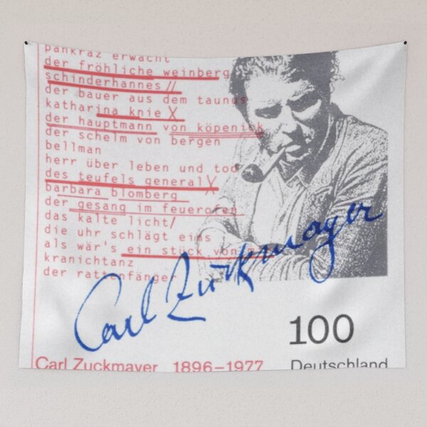 Item preview, Stamp 100th birthday of Carl Zuckmayer designed and sold by HeraldryCabinet.
