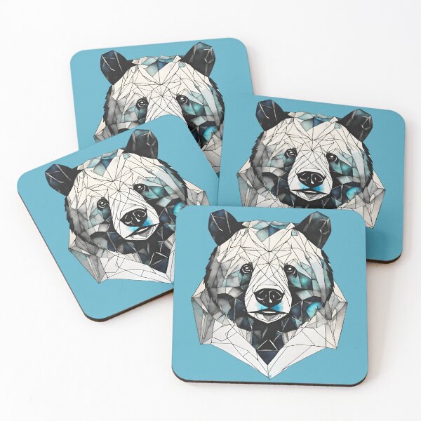 Item preview, Glacial Geometric Bear designed and sold by SweetsAndSavary.