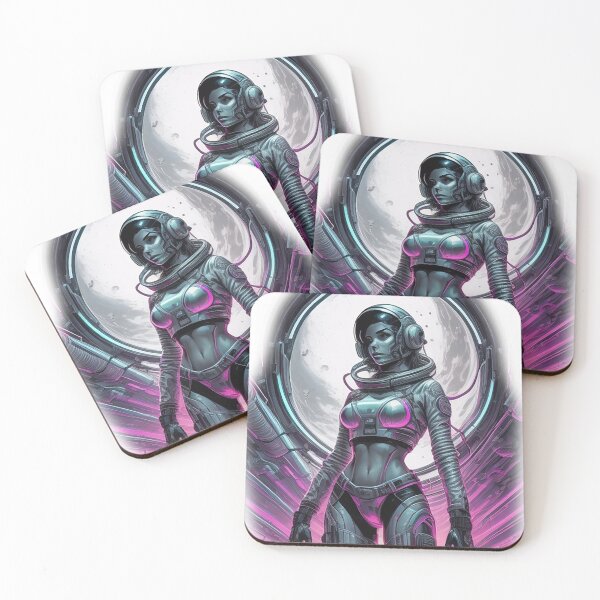 Item preview, Space woman in futuristic costume designed and sold by stylefusion20.