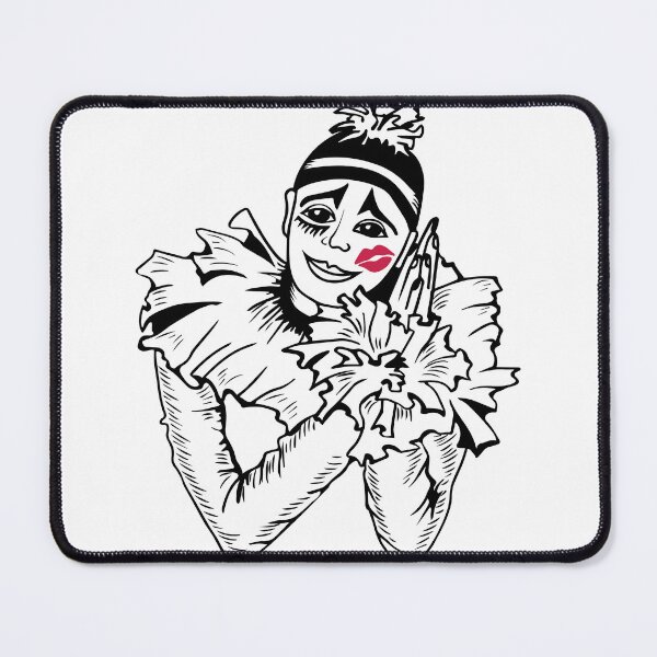 Item preview, Pierrot with kiss on the cheek. designed and sold by Natalia Varlamova.