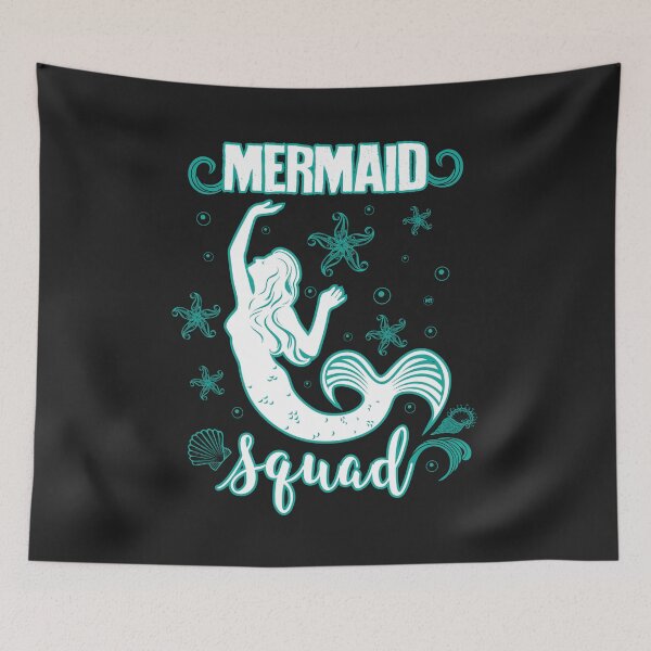 Item preview, Mermaid Squad Shirt Design designed and sold by GraphicRhythm.