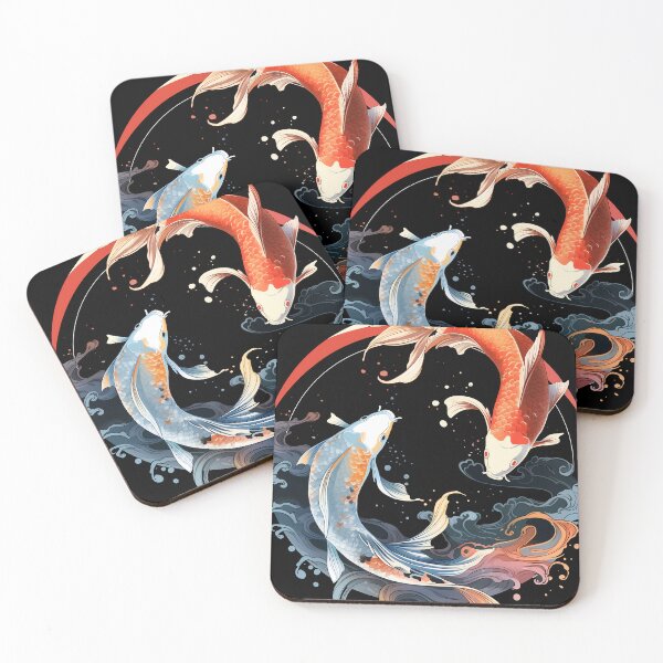 Item preview, Yin and Yang Koi designed and sold by spherik.
