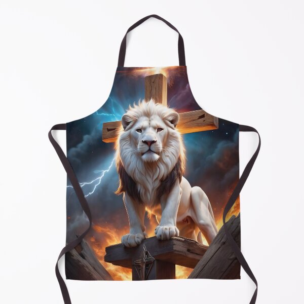 Artikelvorschau, Fierce Magical White Lion entworfen und verkauft von TheArtOfPat.