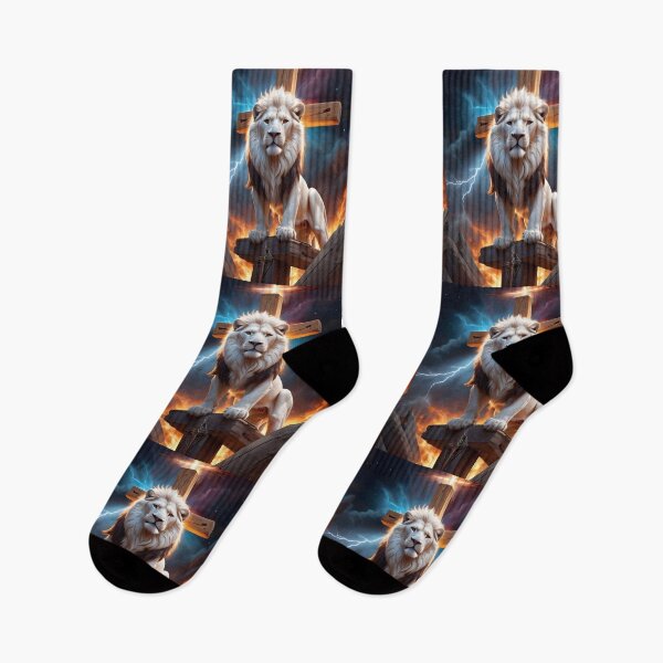 Artikelvorschau, Fierce Magical White Lion entworfen und verkauft von TheArtOfPat.