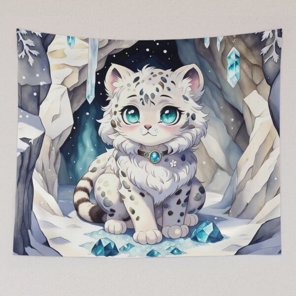 Item preview, Snow Leopard  designed and sold by Gabriela McDaniel.