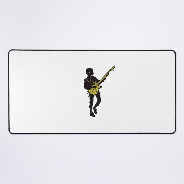 Item preview, man and yellow guitar designed and sold by SabyDigitalArt.