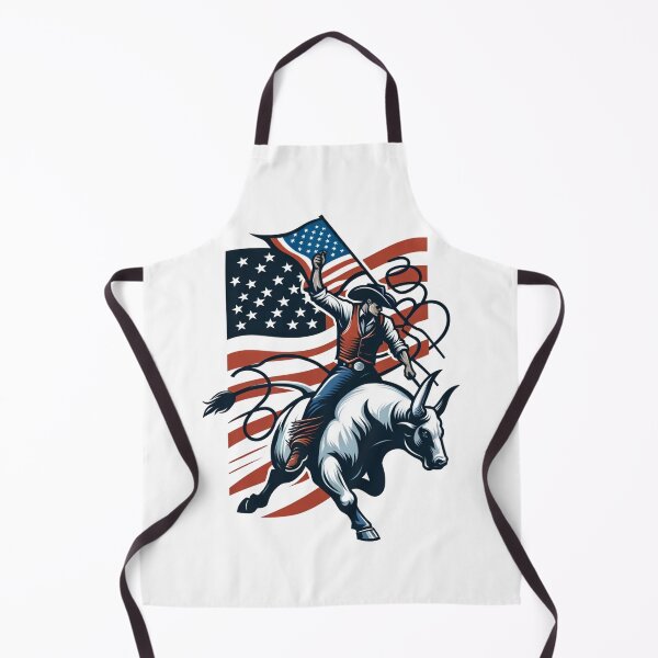 Item preview, Patriotic Rodeo: American Spirit Bull Rider designed and sold by RanchersRoots.