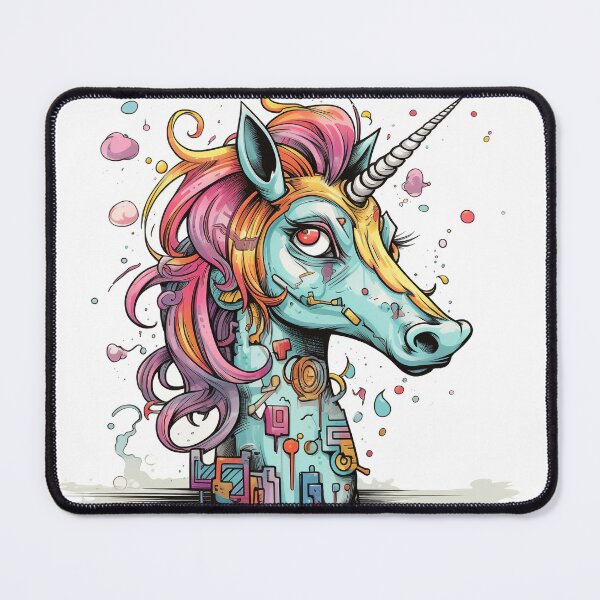 Item preview, Robotic Unicon Doodle Art designed and sold by WhatThePawArts.