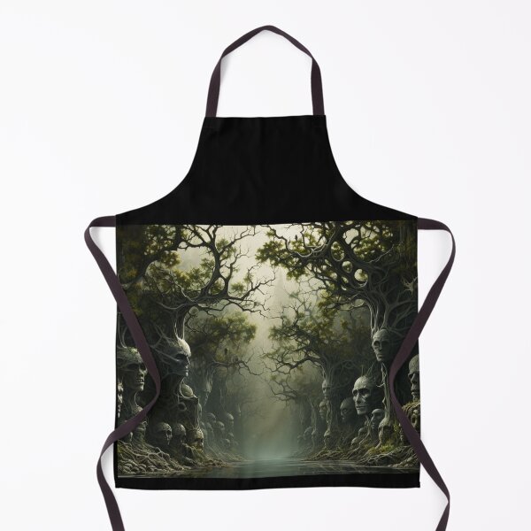Item preview, fancy devil face magic forest satan fear river designed and sold by UILOVE.
