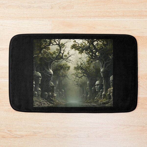 Item preview, fancy devil face magic forest satan fear river designed and sold by UILOVE.