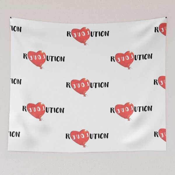 Item preview, Love Revolution (black) designed and sold by RoleyPoleyHami.