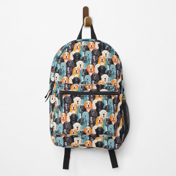 Item preview, Newfoundland in Geometric camouflage pattern designed and sold by forget45studio.