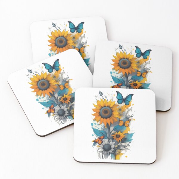 Item preview, painting of flowers and butterflies designed and sold by norachiang.