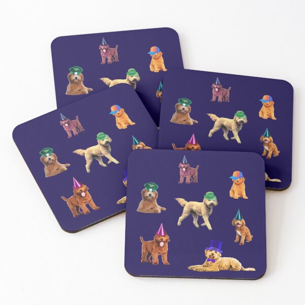 Item preview, Party Hat Doodles - Labradoodle, Goldendoodle designed and sold by RoseGenuine.